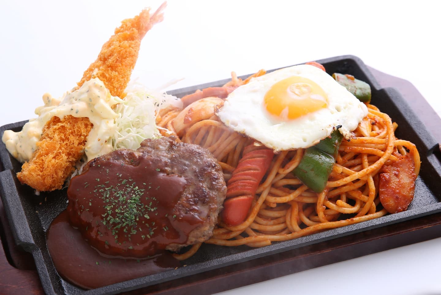 大阪ナポリタン&ハンバーグ&エビフライ